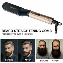 Load image into Gallery viewer, Beard Straightener Comb for Men