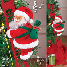 Load image into Gallery viewer, (🔥 50% Black Friday Sale )-Electric Climbing Ladder Music Santa Claus Christmas Ornament Decoration Home Hanging Decor New Year Gift - Free Shipping Worldwide ✈️