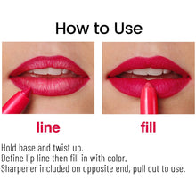 Load image into Gallery viewer, Rotating Sharpenable Matte Lipstick Pencils