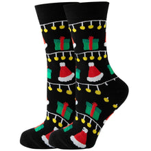 Load image into Gallery viewer, 2023 Women's Christmas Socks Fun Xmas Santa Claus Tree Snowflake