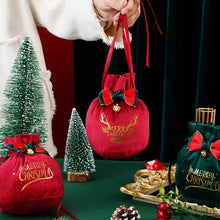 गैलरी व्यूवर में इमेज लोड करें, Santa Sacks Cloth Gift Bag Candy Handle Bag Christmas Tree Decorations