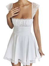 Load image into Gallery viewer, BLACK A-LINE MINI DRESS
