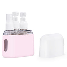 Load image into Gallery viewer, Mini Shampoo Dispenser Portable Travel Bottle Set