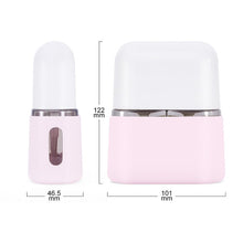 Load image into Gallery viewer, Mini Shampoo Dispenser Portable Travel Bottle Set