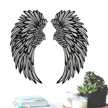 गैलरी व्यूवर में इमेज लोड करें, 1 PAIR ANGEL WINGS METAL WALL ART WITH LED LIGHTS