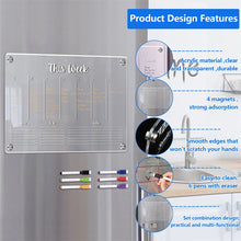 Load image into Gallery viewer, Magnetic Fridge Calendar & Planner