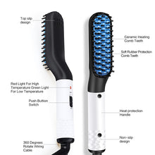 Load image into Gallery viewer, Beard Straightener Comb for Men