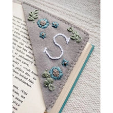 Load image into Gallery viewer, Personalized hand embroidered corner bookmar