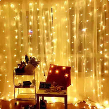 Load image into Gallery viewer, 3M Christmas Ornament LED Fairy String Curtain Lights Garland Festoon Christmas Decor
