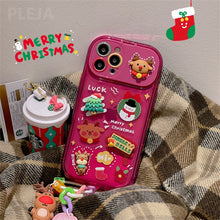 Load image into Gallery viewer, 🎄Christmas Tree Pendant Flip Mirror Case Cover For iPhone🎅