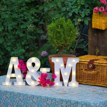 Load image into Gallery viewer, Alphabet Letter LED Lights Luminous Number Lamp Decor Battery Night Light for home Wedding Birthday Christmas party Decoration 2024