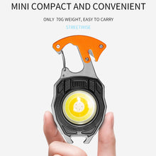 Load image into Gallery viewer, Multifunction Keychain Flashlight