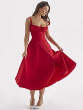 Load image into Gallery viewer, CARMEN PRINT BUSTIER SUNDRESS