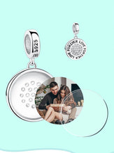 Load image into Gallery viewer, Personalized Custom Photo 925 Sterling Silver Round Charms Beads Fit Bracelet Necklace Pendant Original DIY Jewelry