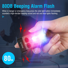 Load image into Gallery viewer, Small Powerful EDC Flashlight with Red UV Blue Light -Super Bright 1000LM