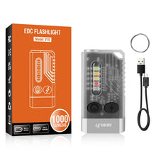 Load image into Gallery viewer, Small Powerful EDC Flashlight with Red UV Blue Light -Super Bright 1000LM