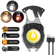 Load image into Gallery viewer, Multifunction Keychain Flashlight