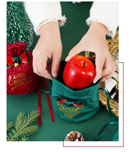 गैलरी व्यूवर में इमेज लोड करें, Santa Sacks Cloth Gift Bag Candy Handle Bag Christmas Tree Decorations