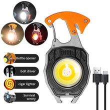 Load image into Gallery viewer, Multifunction Keychain Flashlight