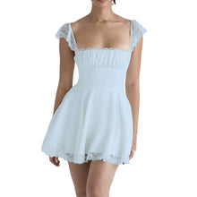 Load image into Gallery viewer, BLACK A-LINE MINI DRESS