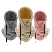 Load image into Gallery viewer, Winter Outdoor Sherp Hooded Sports Windproof Mask