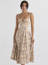 Load image into Gallery viewer, Elegant Solid Suspenders Dress Women Fashion Slim Lace Up Sleeveless Dresses 2023 New Summer Chic Female Club Party Vestidos