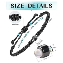 Load image into Gallery viewer, Custom Photo Bracelet with Photo Projection Hand Woven Personalized Photo Projection Bracelet Memory Bracelet Photo Wholesale