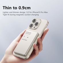 गैलरी व्यूवर में इमेज लोड करें, Magnetic Power Bank Portable Mini Size Wireless Powerbank Battery Charger