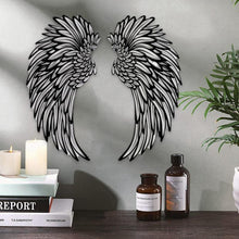 गैलरी व्यूवर में इमेज लोड करें, 1 PAIR ANGEL WINGS METAL WALL ART WITH LED LIGHTS