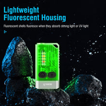 Load image into Gallery viewer, Small Powerful EDC Flashlight with Red UV Blue Light -Super Bright 1000LM