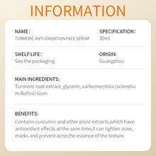 Load image into Gallery viewer, Turmeric Anti-oxidation Serum