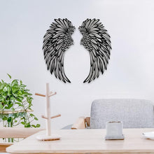 गैलरी व्यूवर में इमेज लोड करें, 1 PAIR ANGEL WINGS METAL WALL ART WITH LED LIGHTS