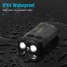 Load image into Gallery viewer, Small Powerful EDC Flashlight with Red UV Blue Light -Super Bright 1000LM