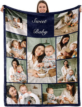 गैलरी व्यूवर में इमेज लोड करें, Personalized Mom Blanket, Mom Letter Blanket, Gift For Mom, Mom Birthday Gift, Gifts For Her