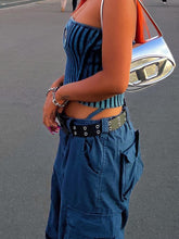 Load image into Gallery viewer, Adjustable Straight Fit Cargo Pants