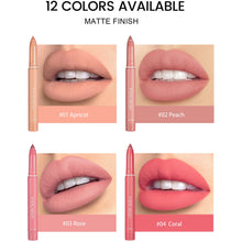 Load image into Gallery viewer, Rotating Sharpenable Matte Lipstick Pencils