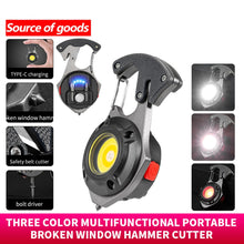 Load image into Gallery viewer, Multifunction Keychain Flashlight
