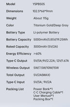 गैलरी व्यूवर में इमेज लोड करें, Magnetic Power Bank Portable Mini Size Wireless Powerbank Battery Charger