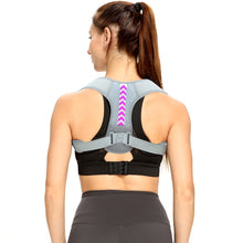 Load image into Gallery viewer, Adjustable Back Shoulder Posture Corrector Belt Clavicle Spine Support Reshape Your Body Home Office Sport Upper Back Neck Brace