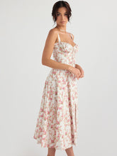 Load image into Gallery viewer, CARMEN PRINT BUSTIER SUNDRESS