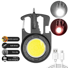 Load image into Gallery viewer, Multifunction Keychain Flashlight