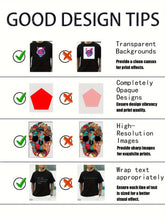 Load image into Gallery viewer, Plus Size Men's Custom T-shirt, "Your Picture Here" Graphic Print Short Sleeve Tees For Summer