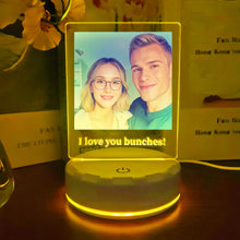 Load image into Gallery viewer, Personalized 3D Photo Night Light - Customized Lamp with Your Own Photos