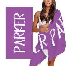 Load image into Gallery viewer, Super Absorbent Custom Beach Towel - Stylish Pool and Swimming Towel - Ideal Holiday Gift for Men and Women