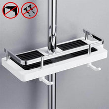Load image into Gallery viewer, Shower rod storage shelf