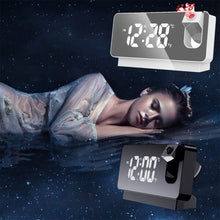 Load image into Gallery viewer, Mirror projection alarm clock