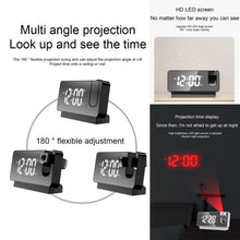 Load image into Gallery viewer, Mirror projection alarm clock