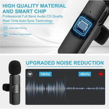 Load image into Gallery viewer, New Wireless Lavalier Microphone