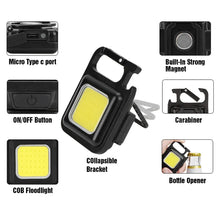 Load image into Gallery viewer, Cob Keychain Work Light