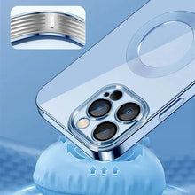 Load image into Gallery viewer, New Version 2.0 Transparent Electroplated iPhone Case With Camera Protector